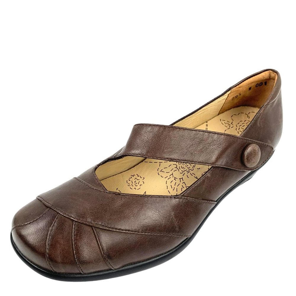 Kumfs (nka Ziera) New‎ Zealand Heeled Mary Jane Comfort Shoes